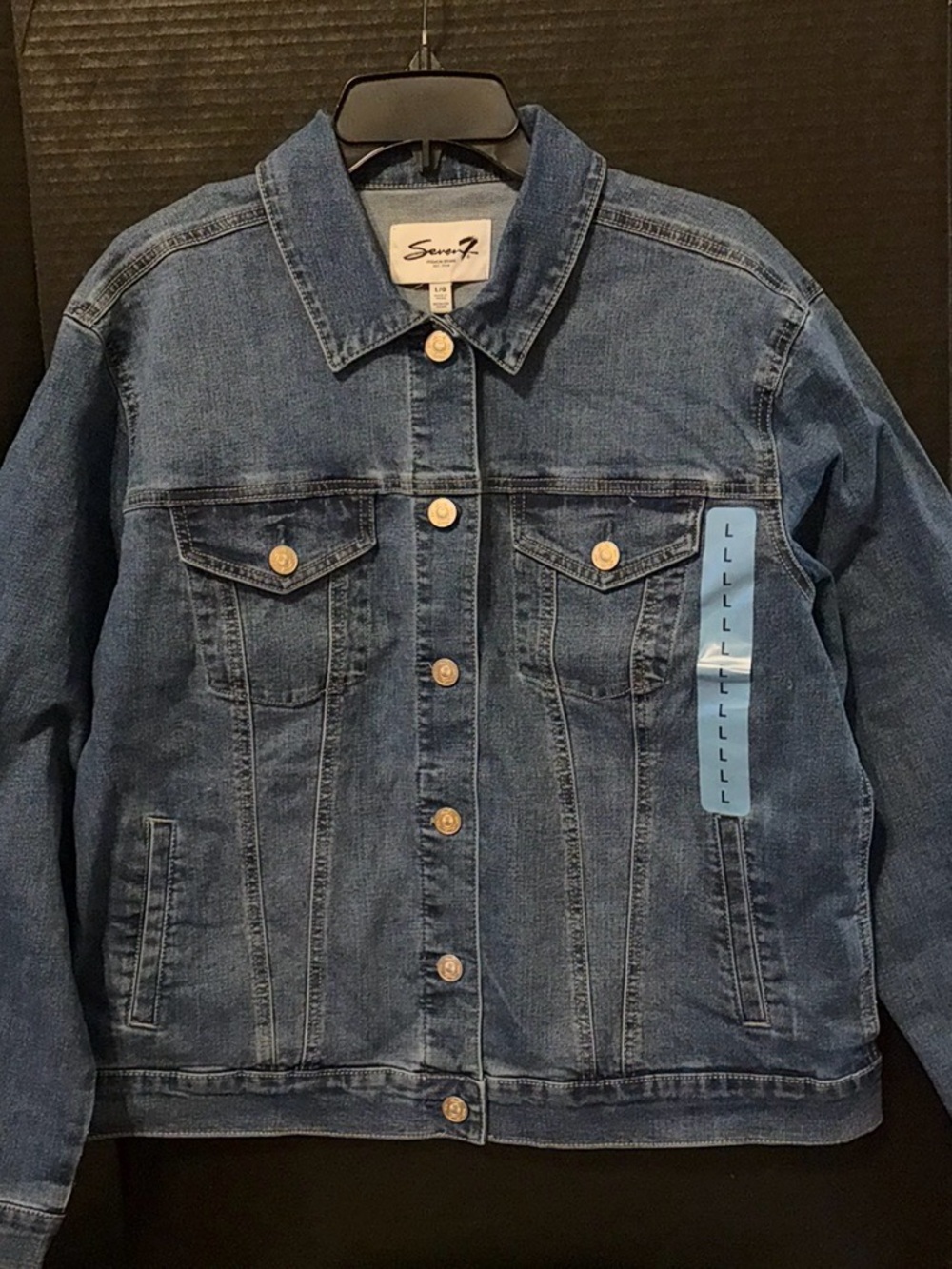 Seven7 Denim Jacket in Ocean Drift Blue